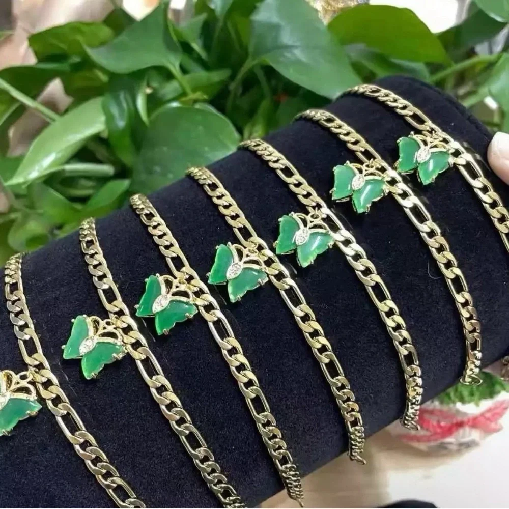 Butterfly anklet